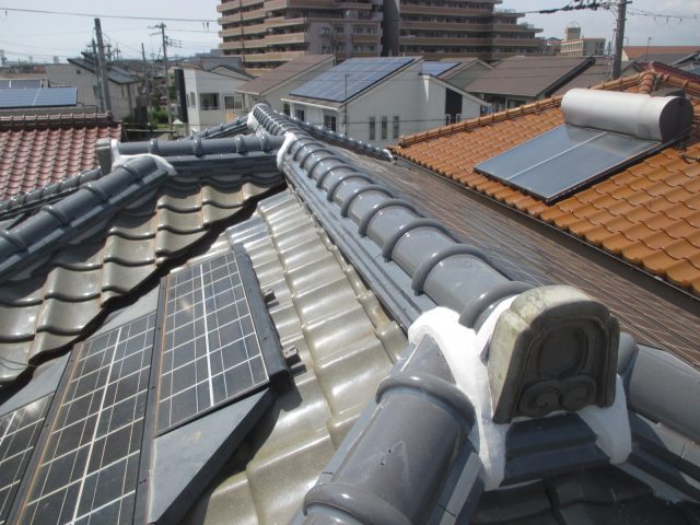 播磨町で棟の積み替え完了